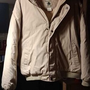 Northwest Territory Men's Cream Bomber Jacket